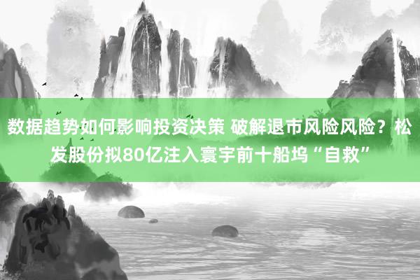 数据趋势如何影响投资决策 破解退市风险风险？松发股份拟80亿注入寰宇前十船坞“自救”