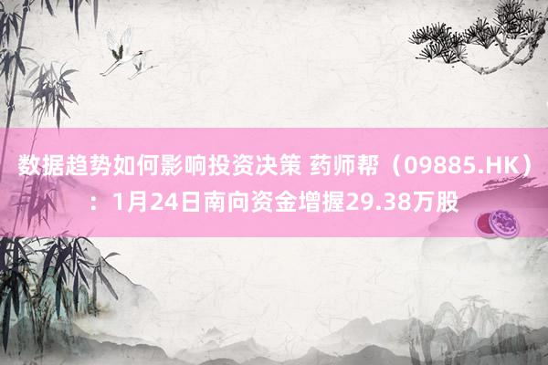 数据趋势如何影响投资决策 药师帮（09885.HK）：1月24日南向资金增握29.38万股